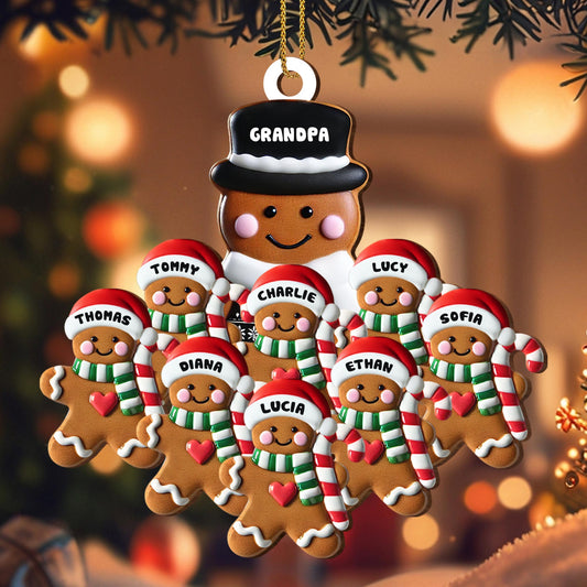 Celebrating Family Bonds Gingerbread Ornament