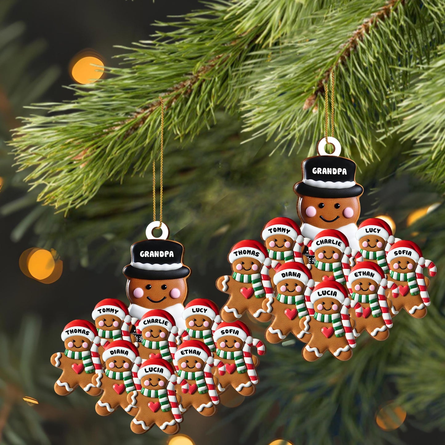 Celebrating Family Bonds Gingerbread Ornament