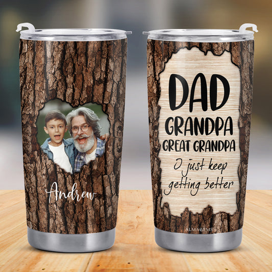 I Just Keep Getting Better Tree Bark Design