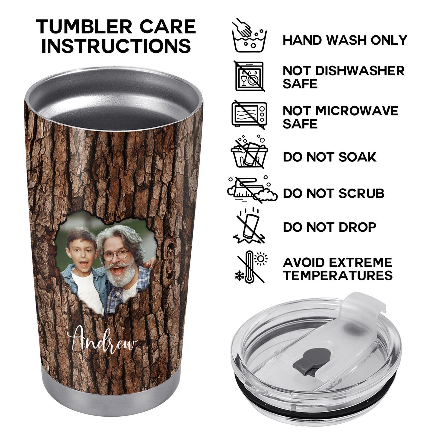 I Just Keep Getting Better Tree Bark Design