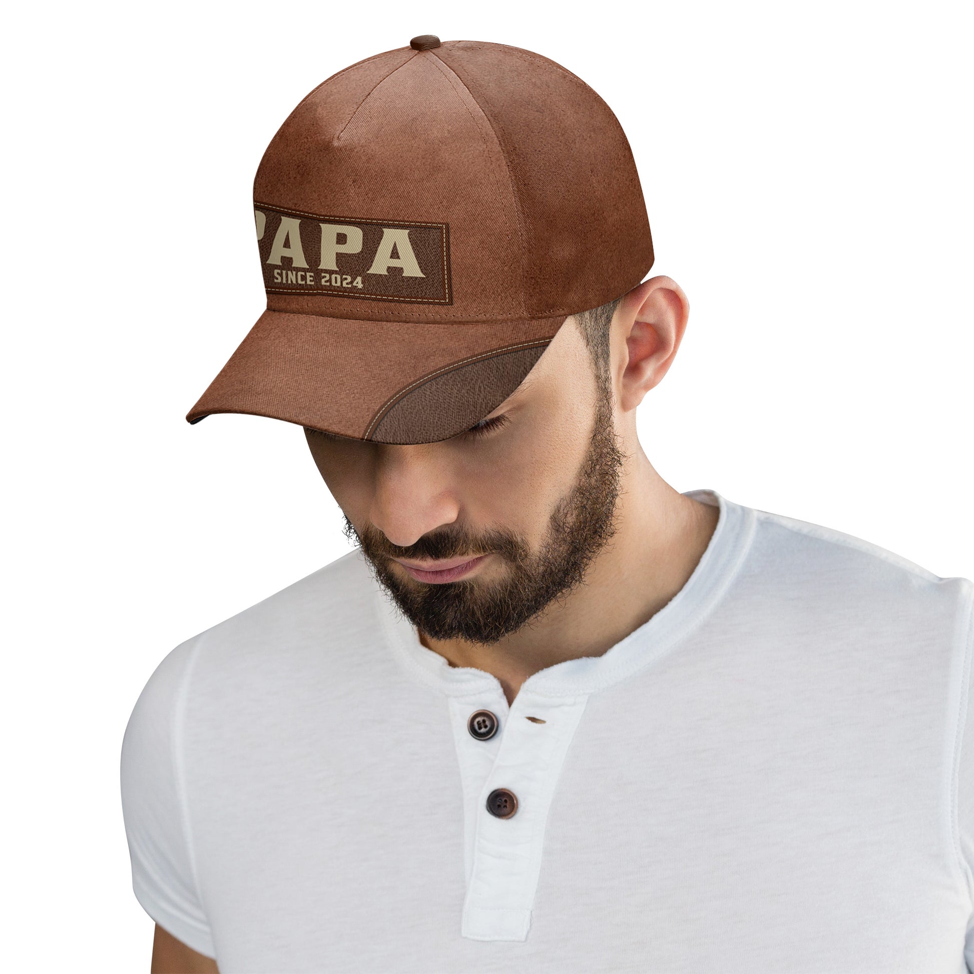 Proud Papa Since Custom Year Cap