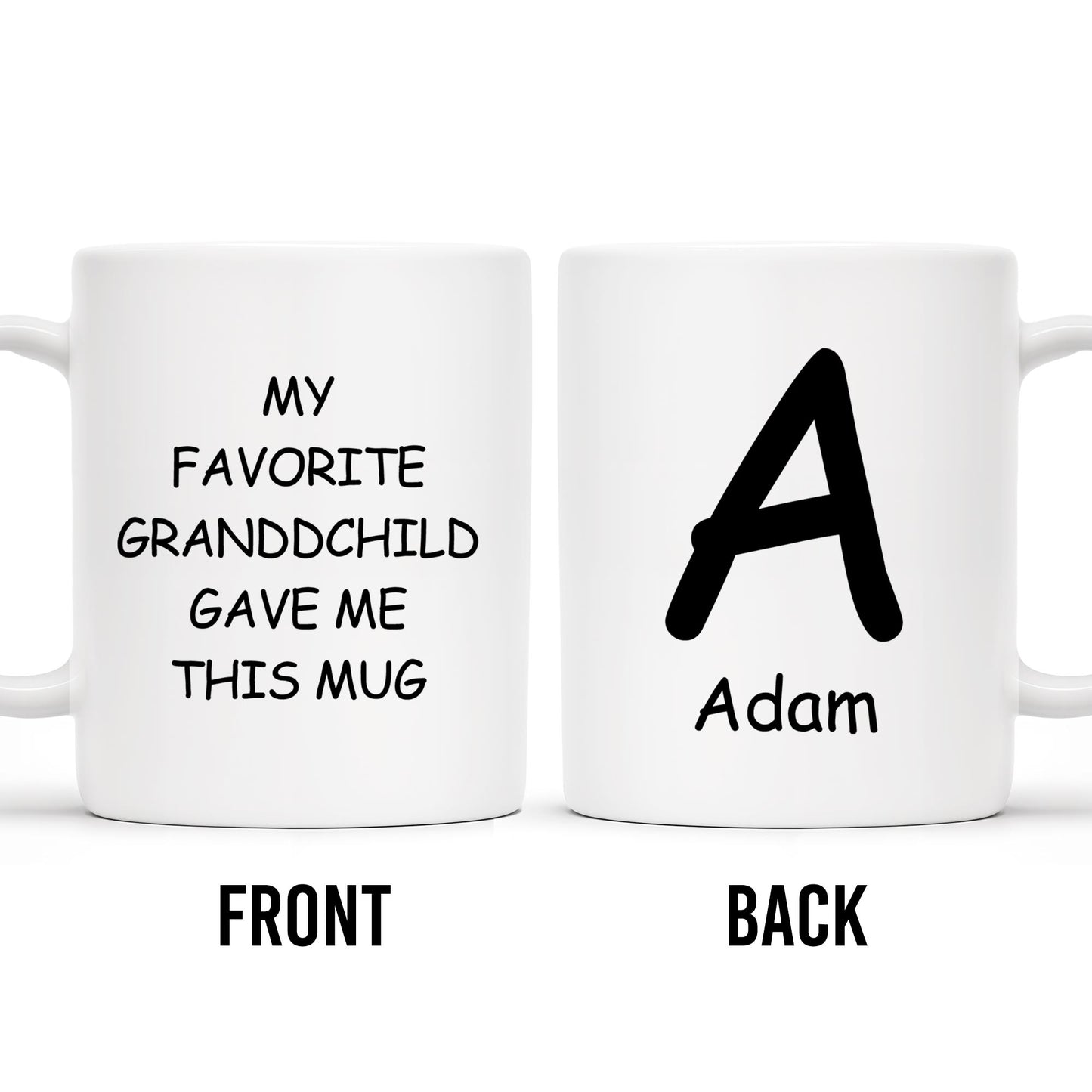 Favorite Grandchild Custom Coffee Mug For Grandparents