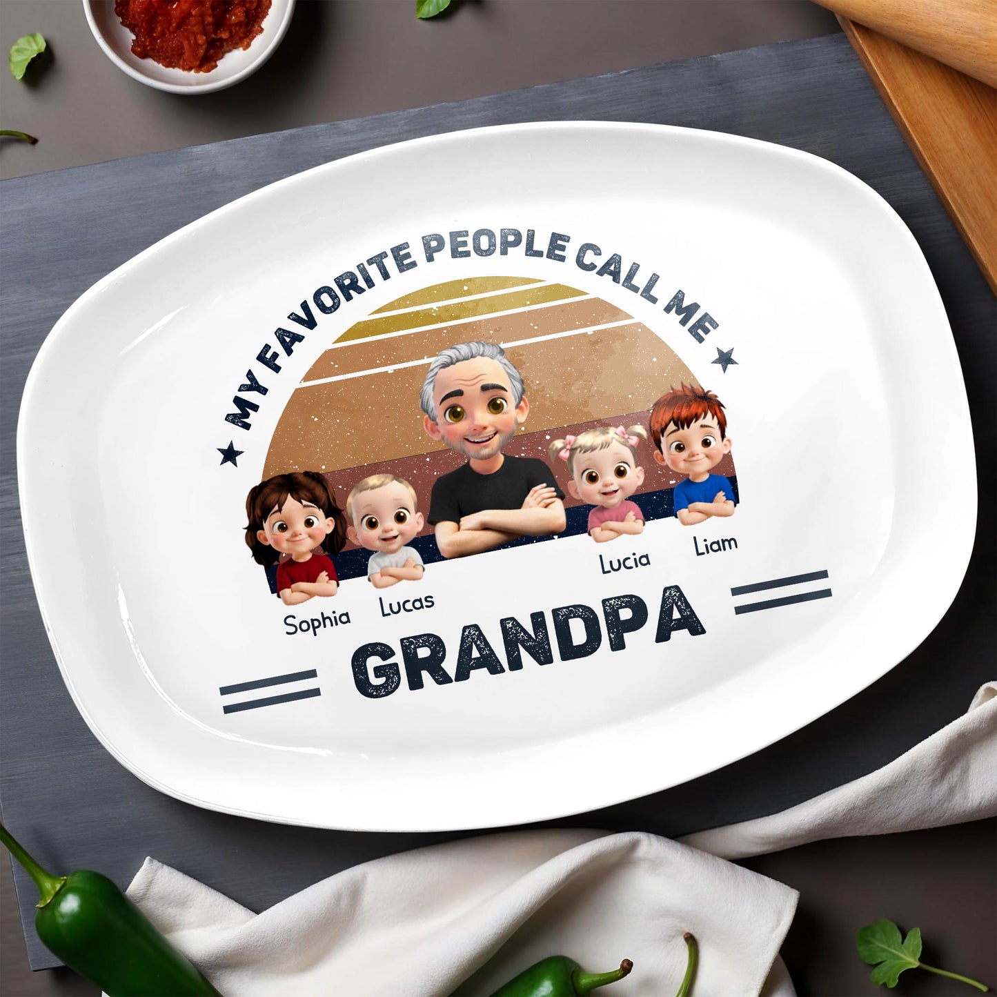 My Favorite People Call Me Grandpa, Grandpa and Grandchildren