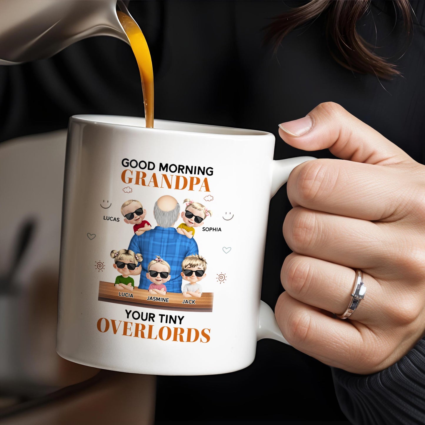 Good Morning Grandpa, Your Tiny Overlords, Cartoon Children and Sunglasses