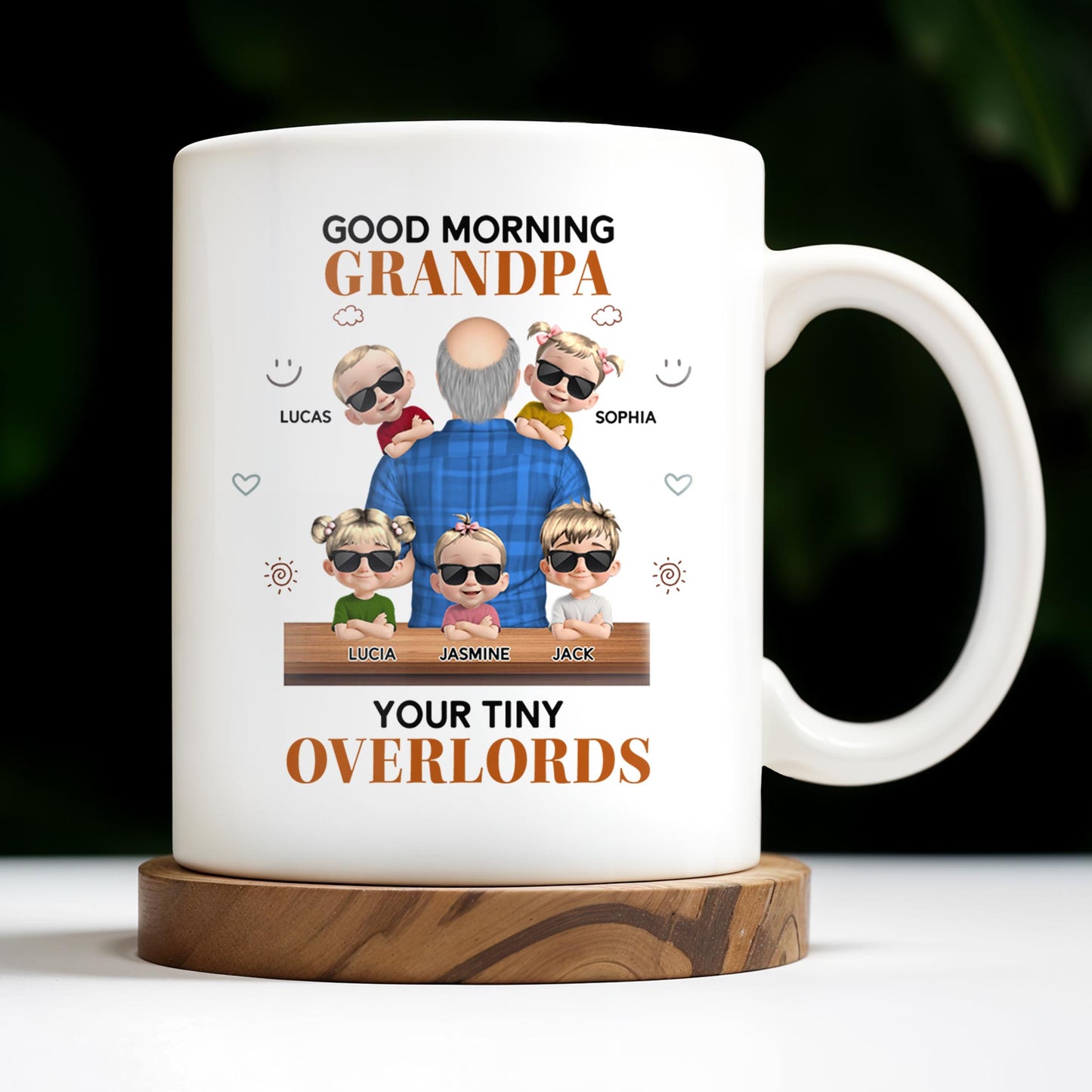 Good Morning Grandpa, Your Tiny Overlords, Cartoon Children and Sunglasses