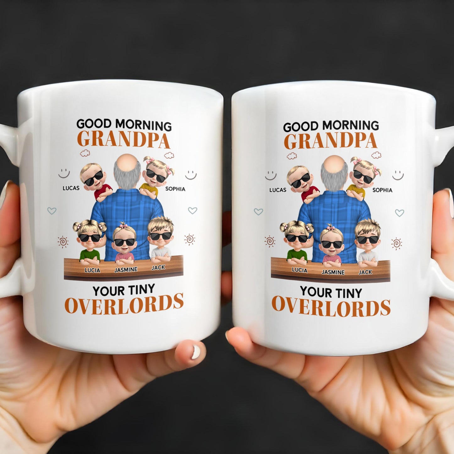 Good Morning Grandpa, Your Tiny Overlords, Cartoon Children and Sunglasses