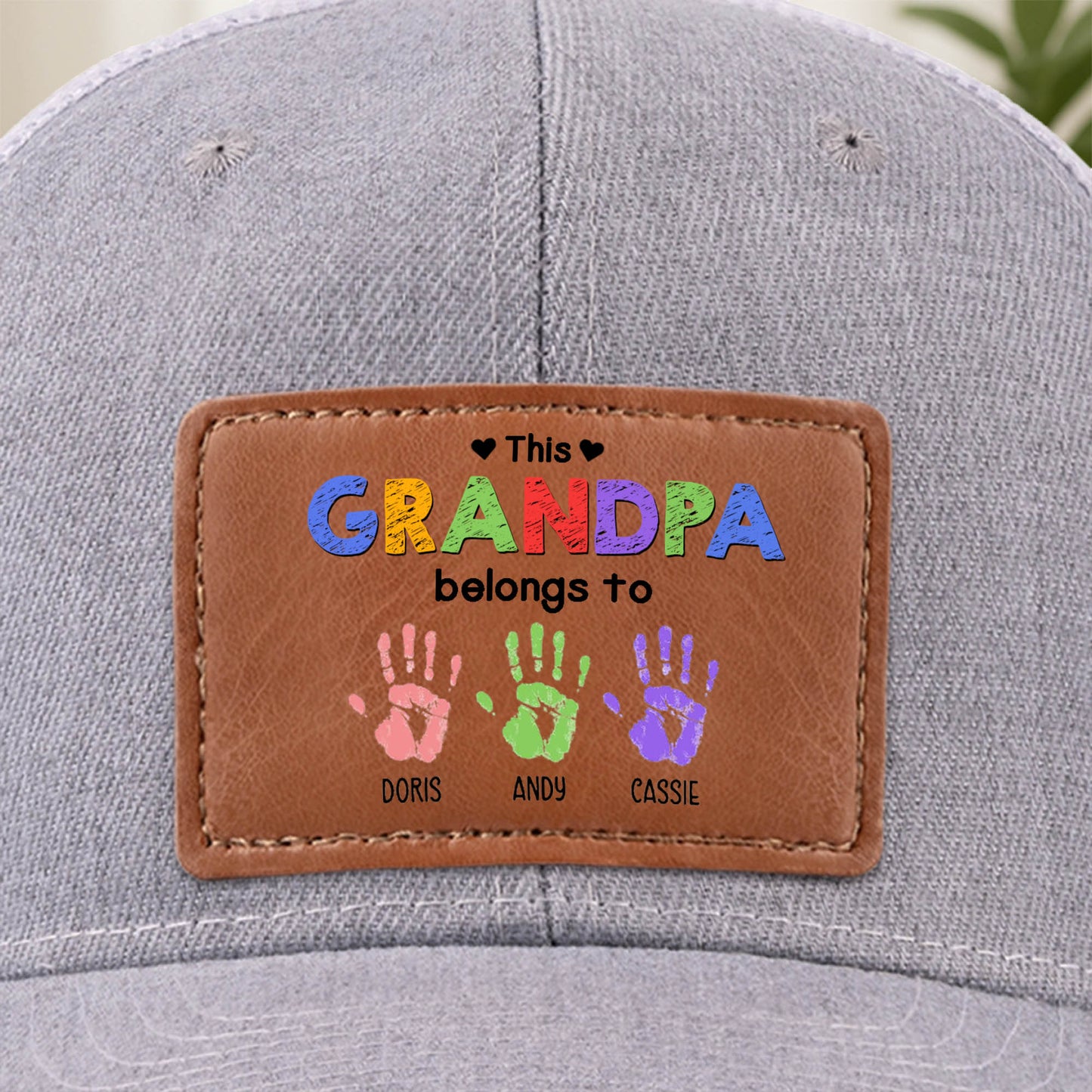 This Grandpa Belongs To, Handprints And Heart