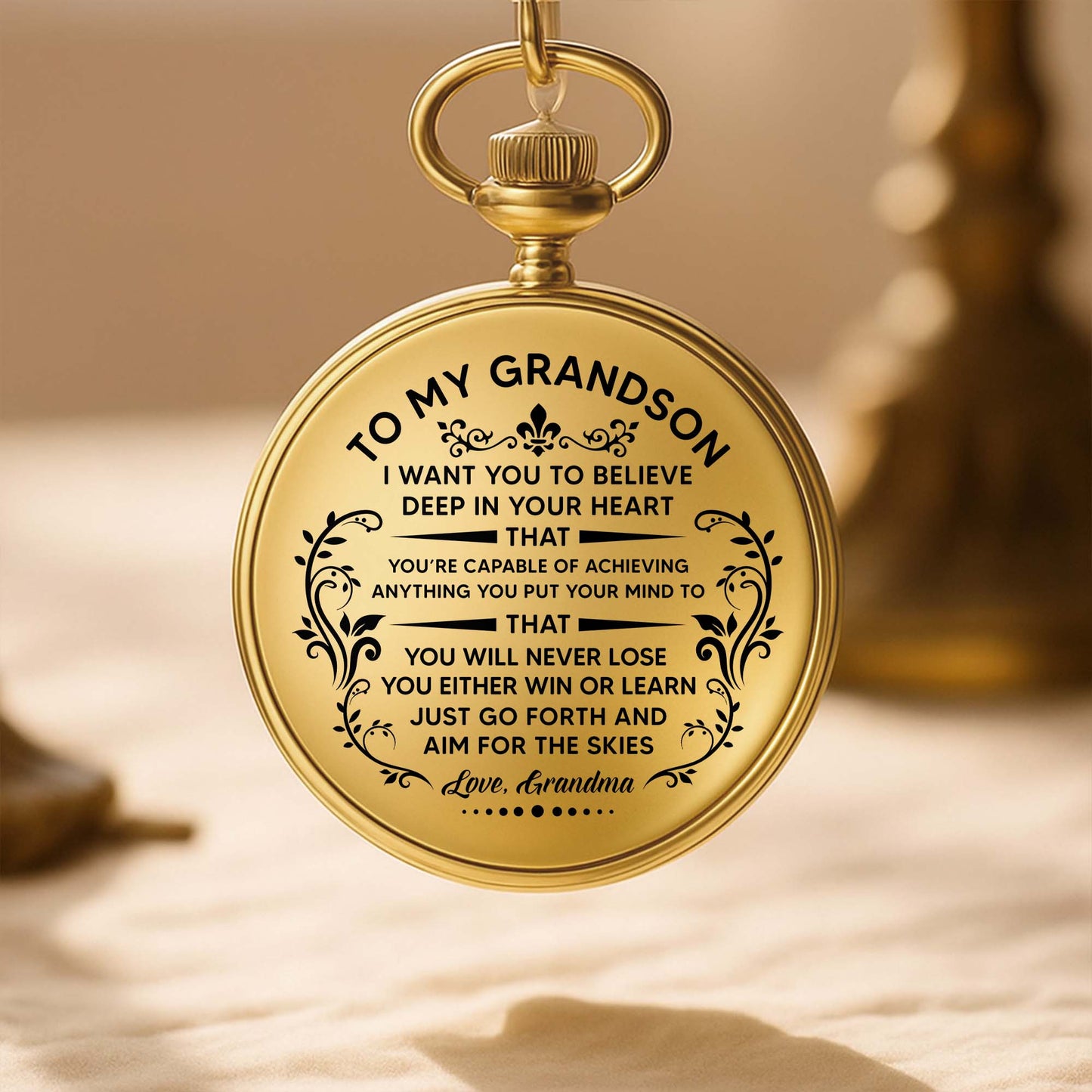 To My Grandson, Aim For The Skies, Love From Grandma
