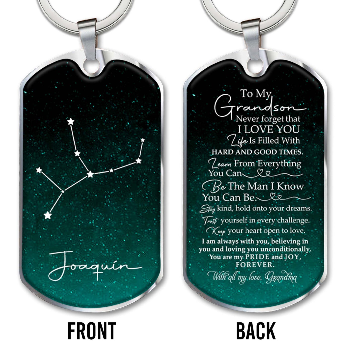 Grandson Pride and Joy Constellation Love and Inspiration
