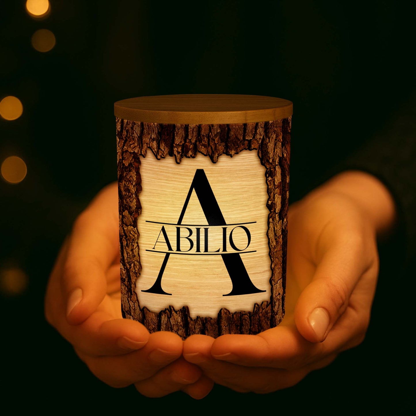 Illuminate Your Cherished Memories Glass Jar - Personalized Custom Glass Jar With LED - GSN002_LEJAR