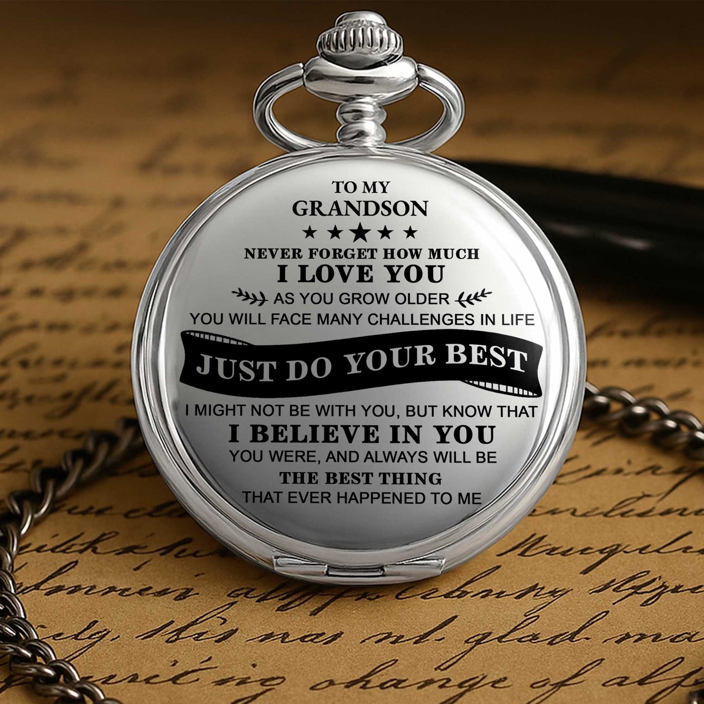 To My Grandson, Never Forget How Much I Love You