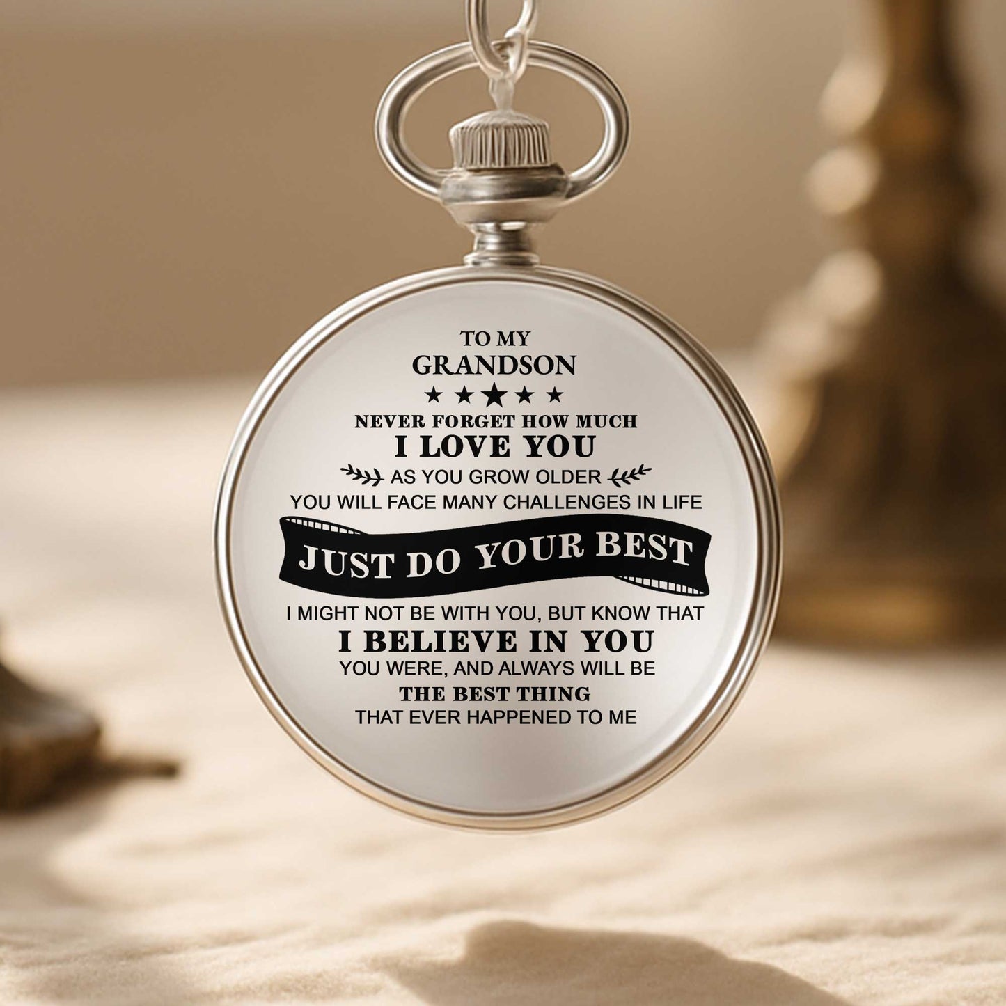 To My Grandson, Never Forget How Much I Love You