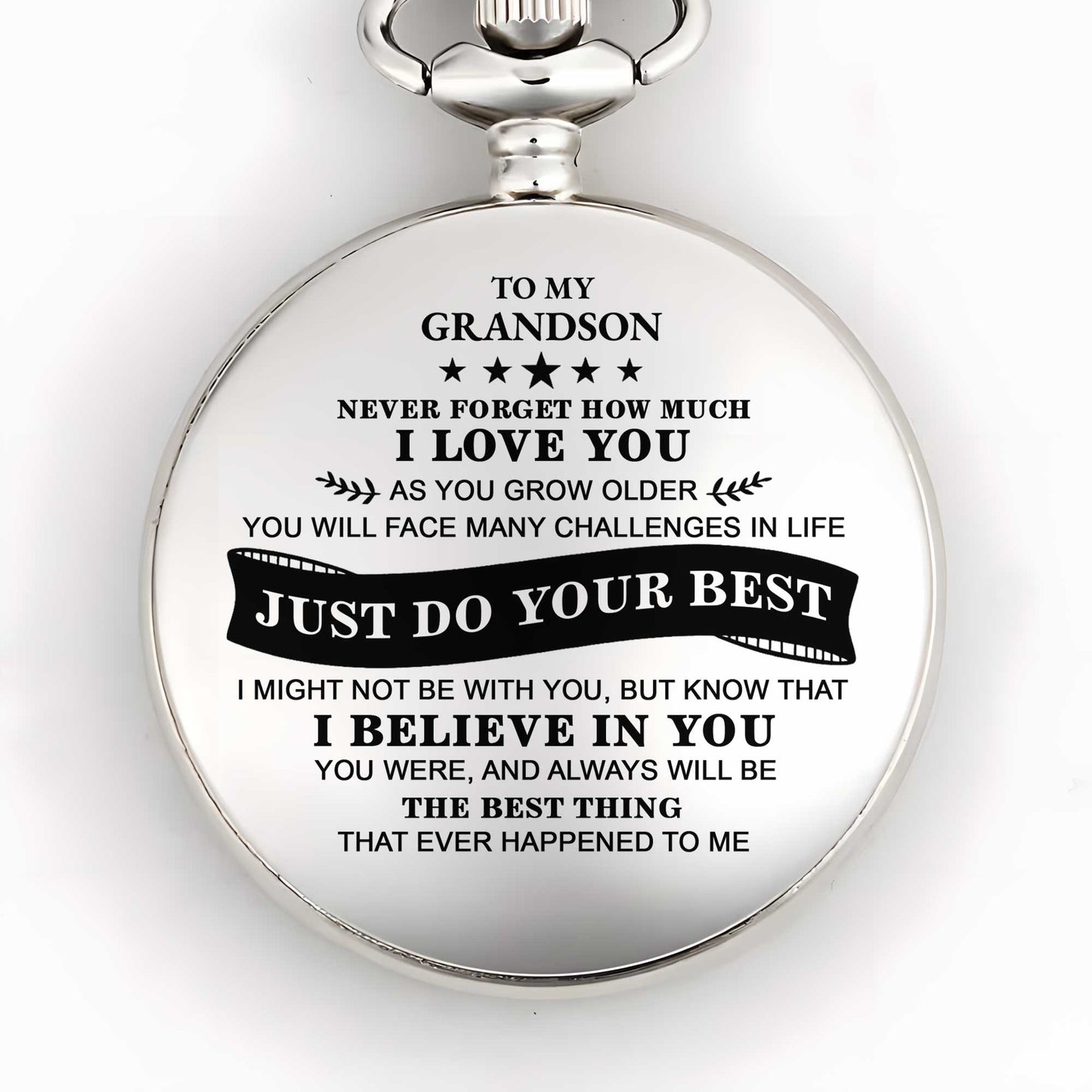 To My Grandson, Never Forget How Much I Love You