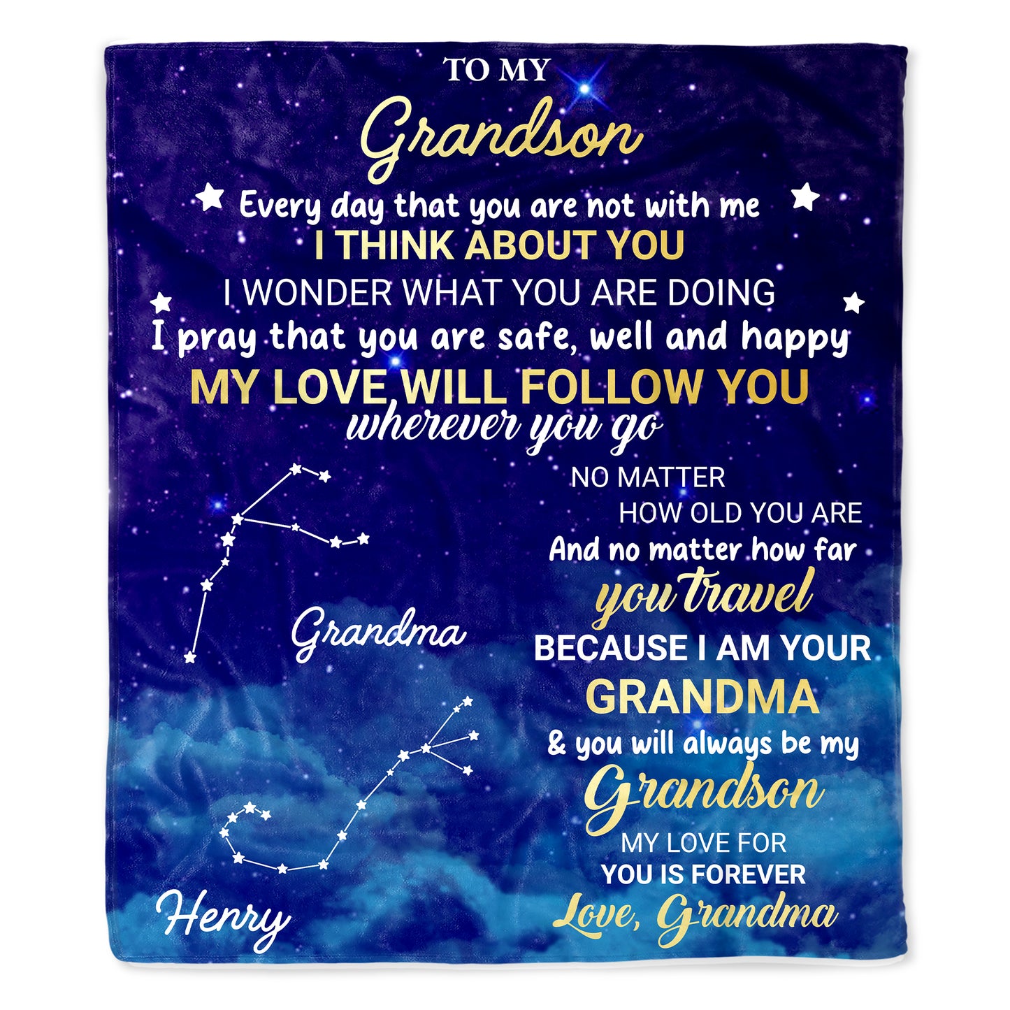 Love Will Follow You Wherever You Go With Stars And Constellations
