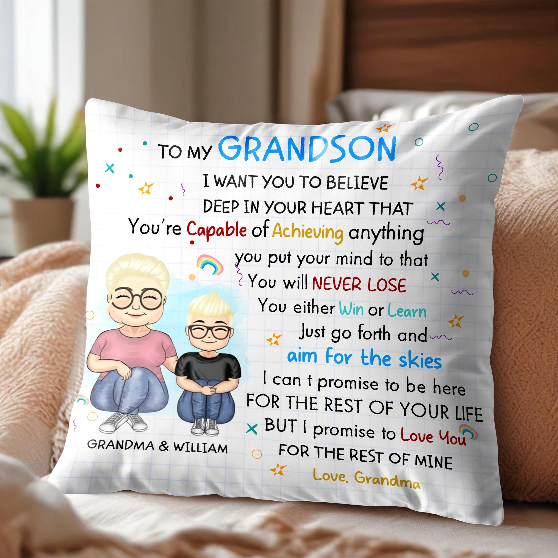 To My Grandson, Belief and Love From Grandma