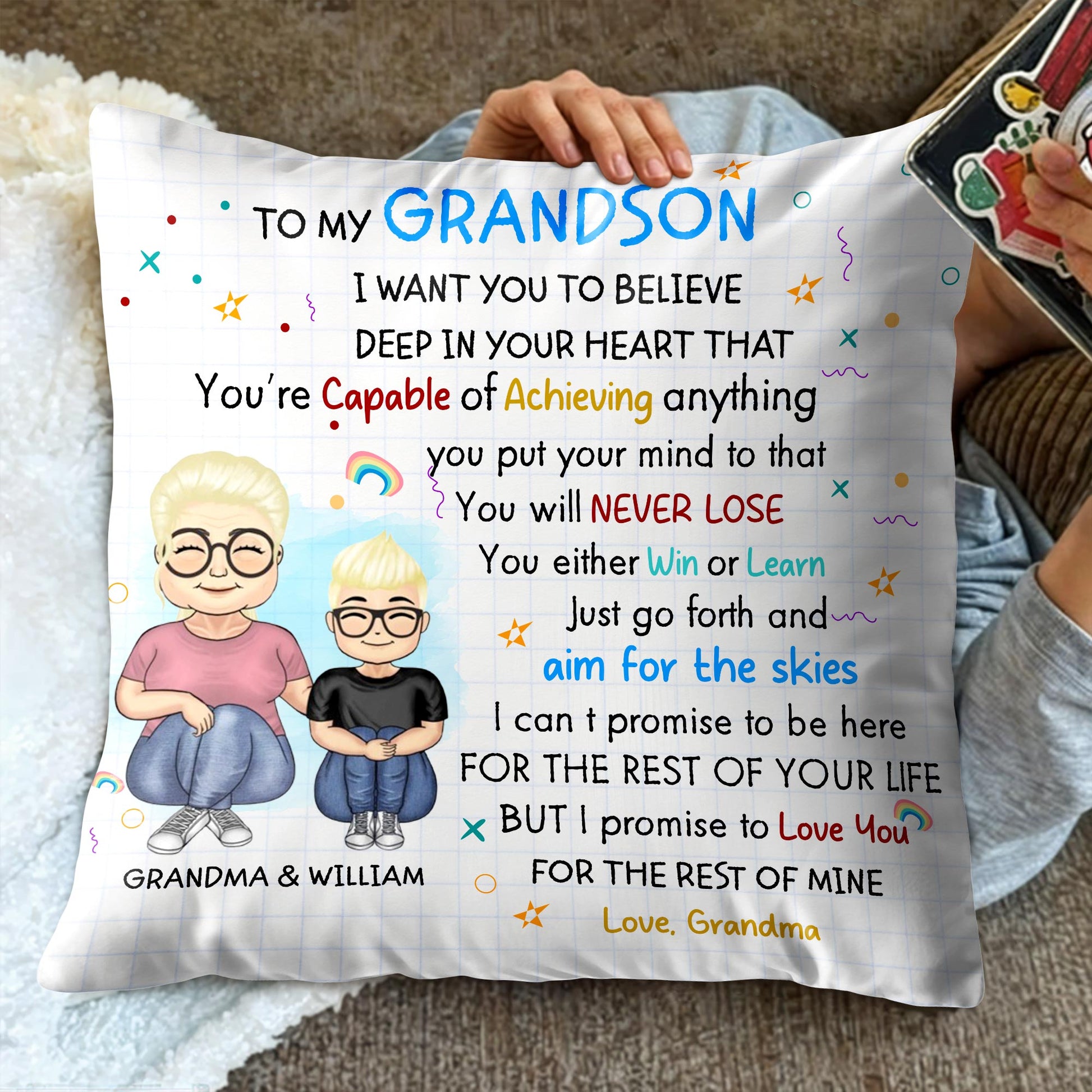 To My Grandson, Belief and Love From Grandma
