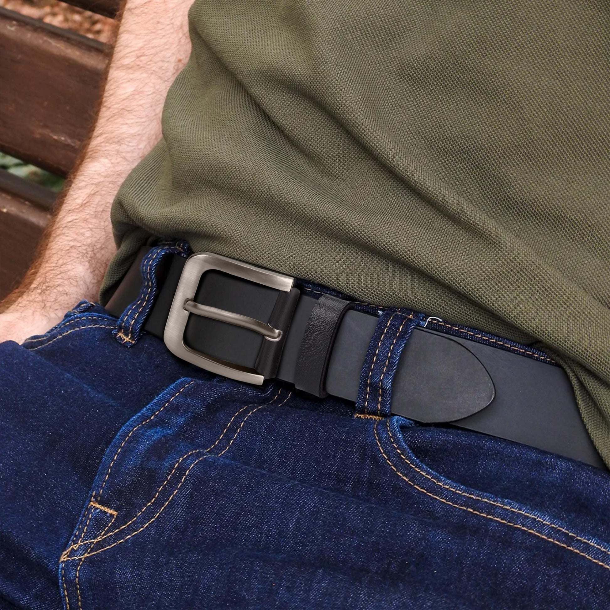 Grandma & Grandson Forever Linked Together Leather Belt