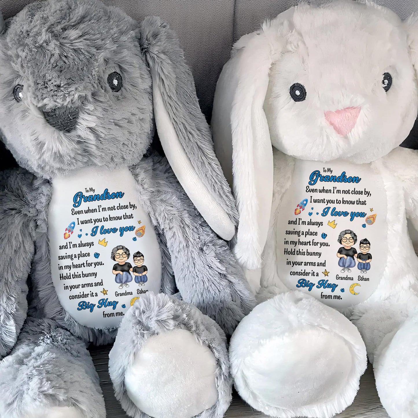 To My Grandson, Even When I'm Not Close By, Love Symbols, Bunny