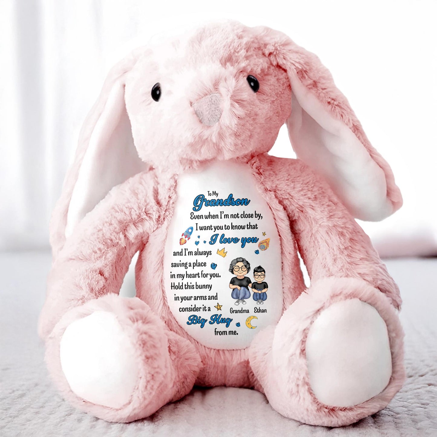 To My Grandson, Even When I'm Not Close By, Love Symbols, Bunny