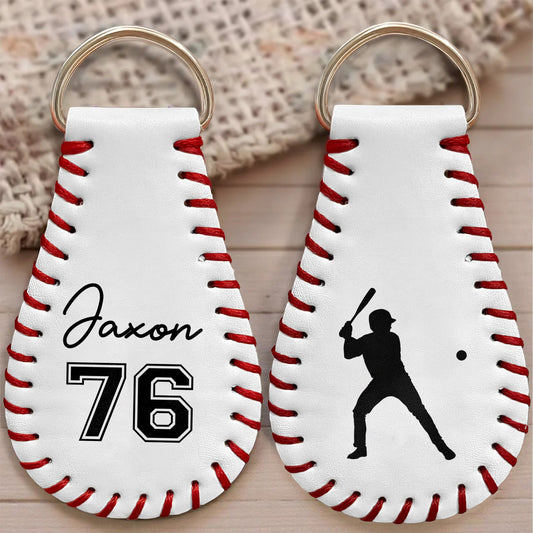 Celebrate Your Love For Baseball With This Stylish Keychain, Baseball Player