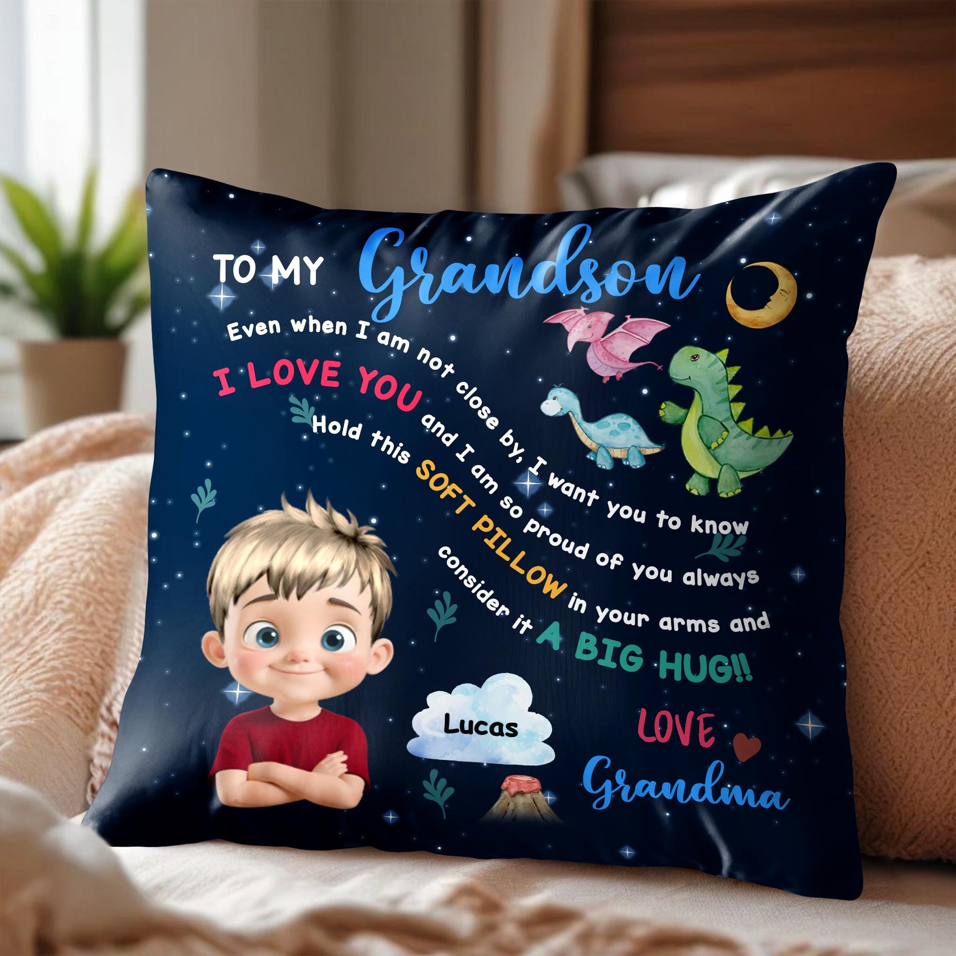 To My Grandson, Even When I Am Not Close By, Stars and Dinosaurs