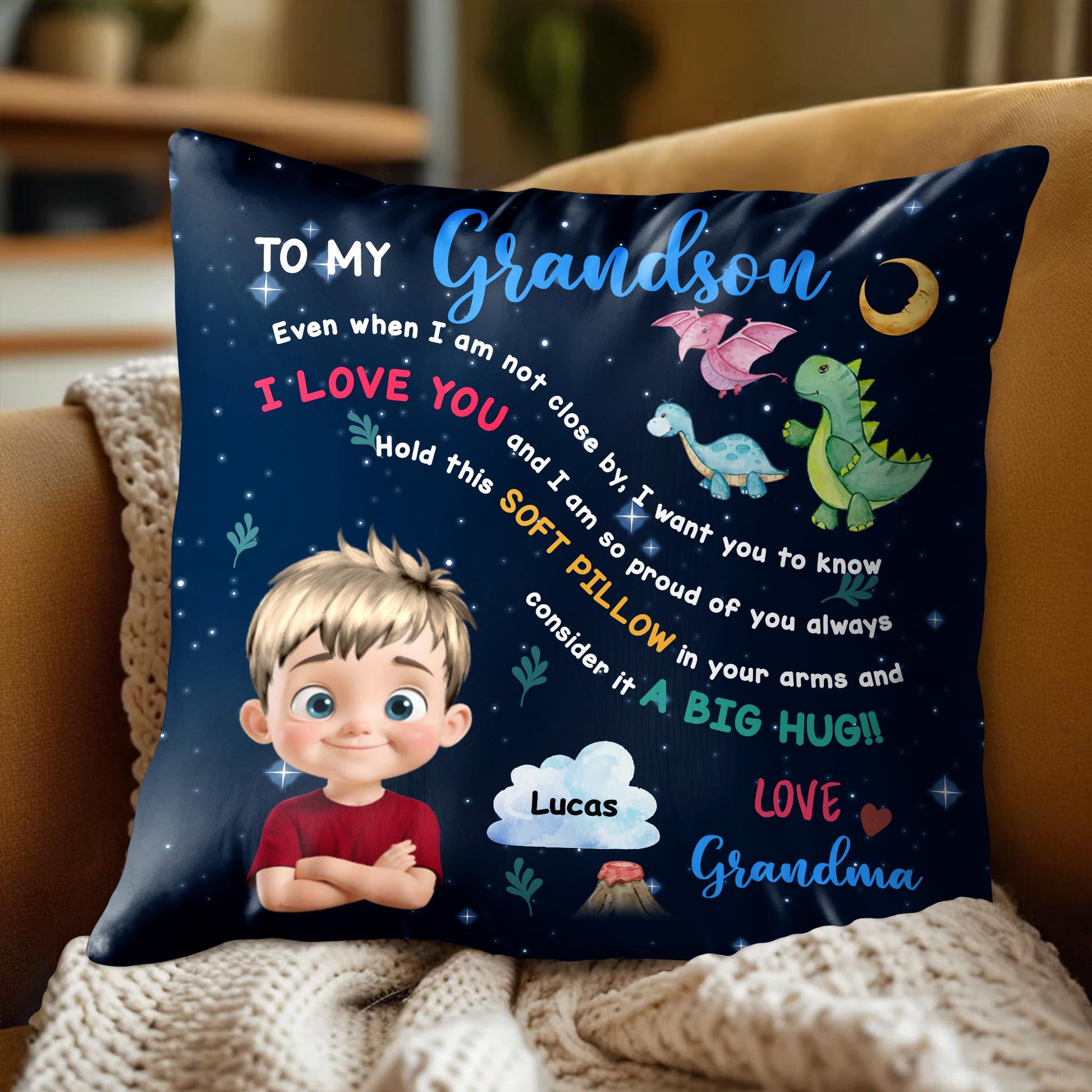 To My Grandson, Even When I Am Not Close By, Stars and Dinosaurs