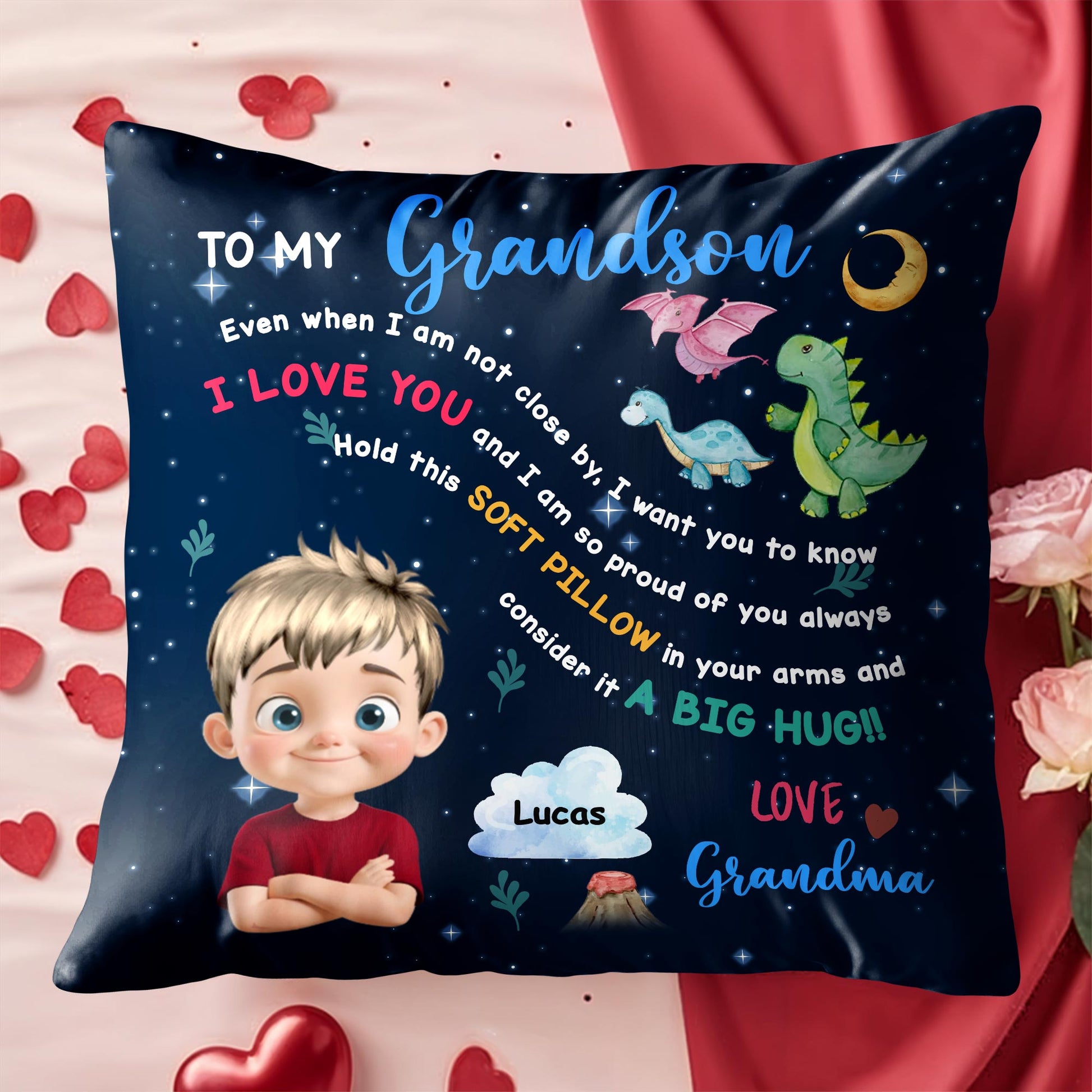 To My Grandson, Even When I Am Not Close By, Stars and Dinosaurs