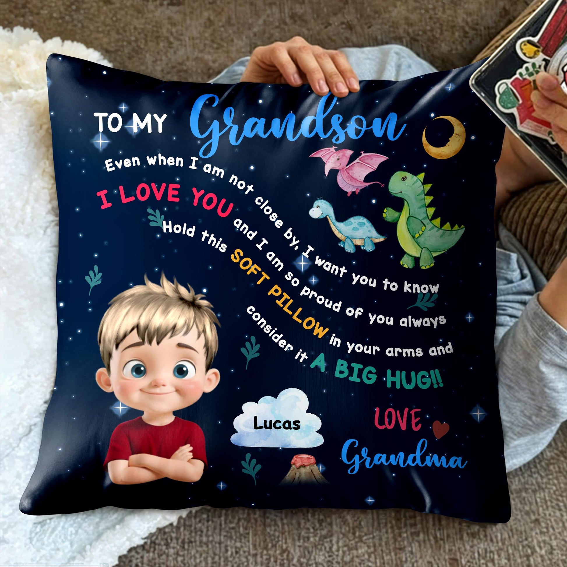 To My Grandson, Even When I Am Not Close By, Stars and Dinosaurs