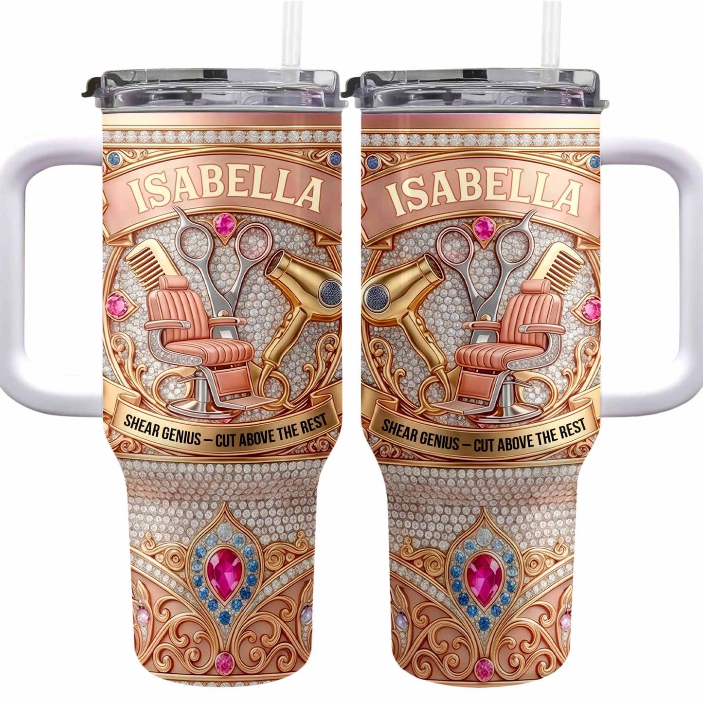 Shear Genius Cut Above The Rest Scissors Hair Dryer Gems