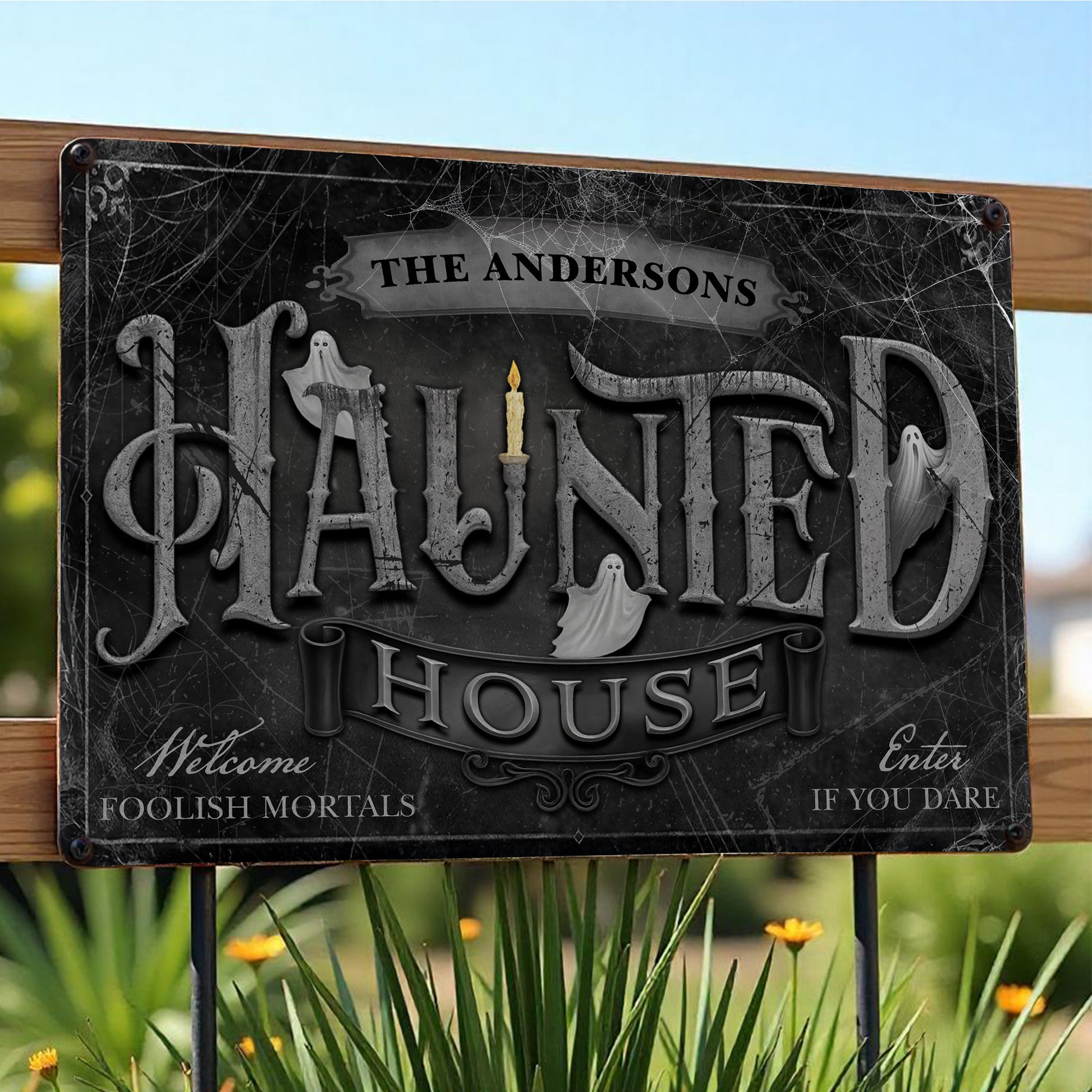 Welcome Foolish Mortals, Enter If You Dare Haunted House