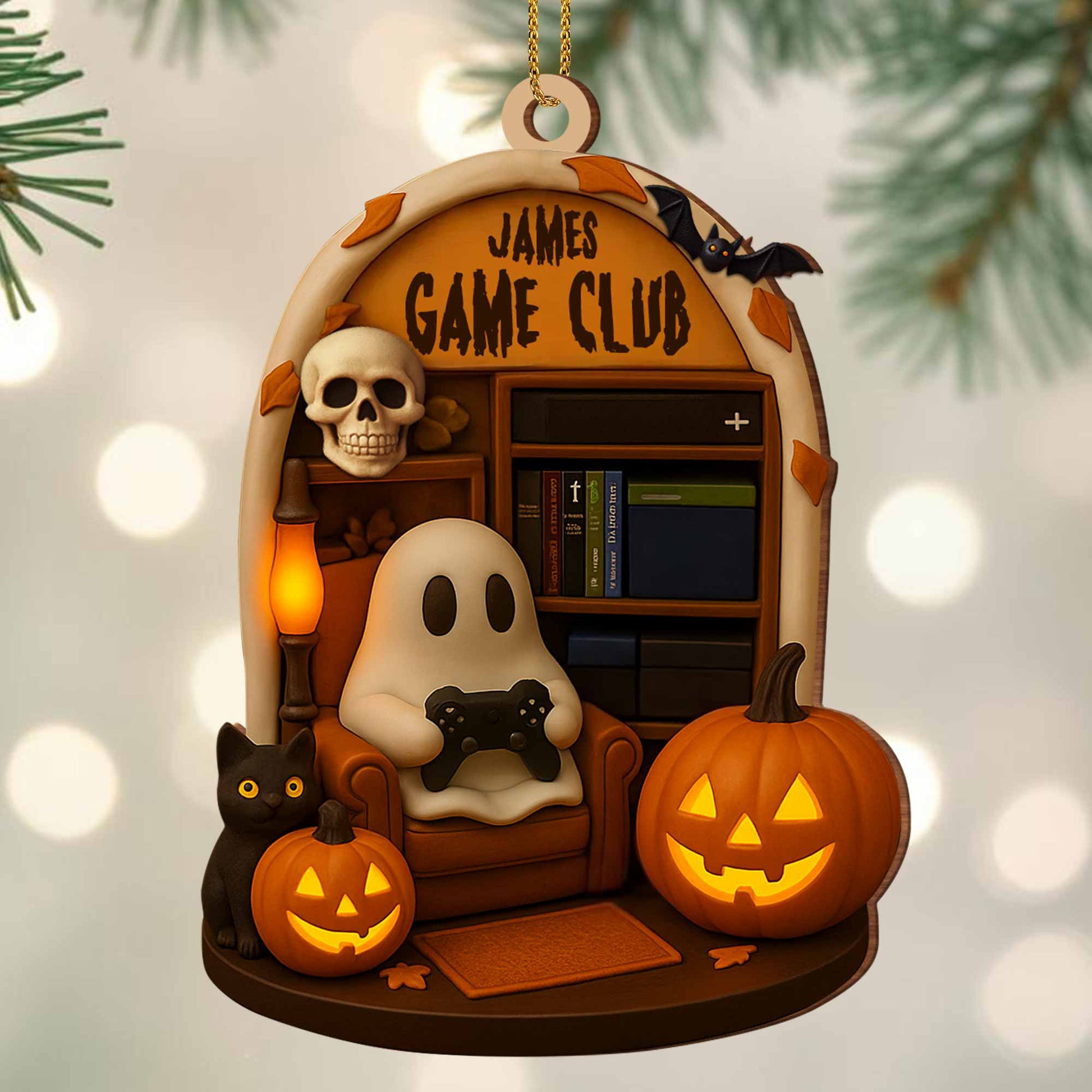 Welcome To Your Game Club Ghost And Pumpkins