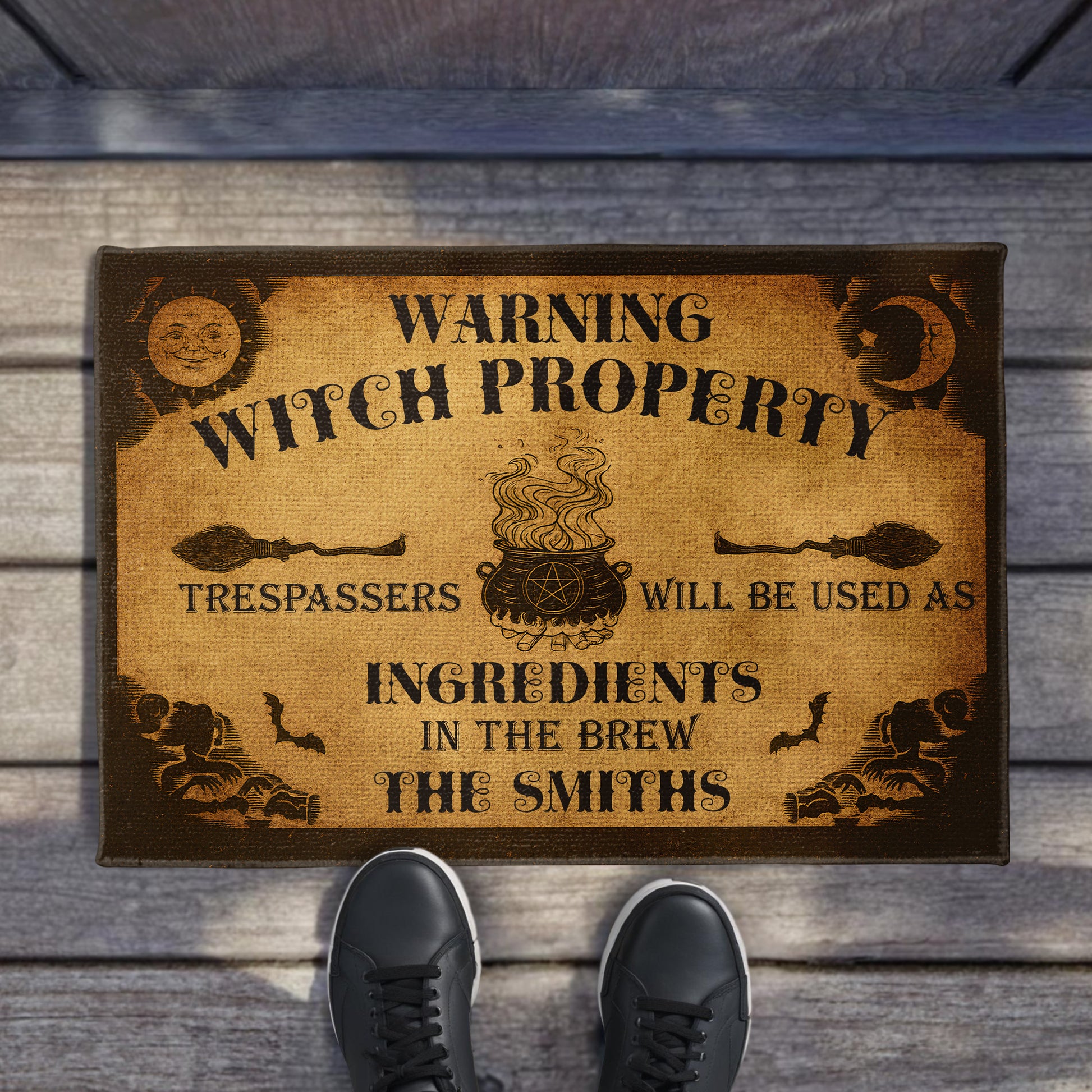Warning Witch Property, Trespassers Used As Ingredients