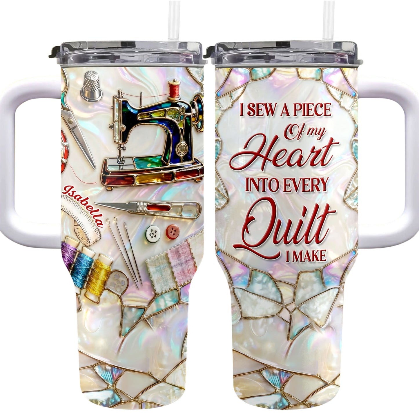 I Sew A Piece Of My Heart Sewing Machine Quilting Tools