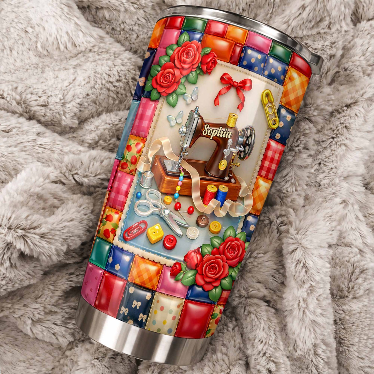 I Don't Hoard Fabric Shop Faster Than I Quilt Sewing Machine Roses