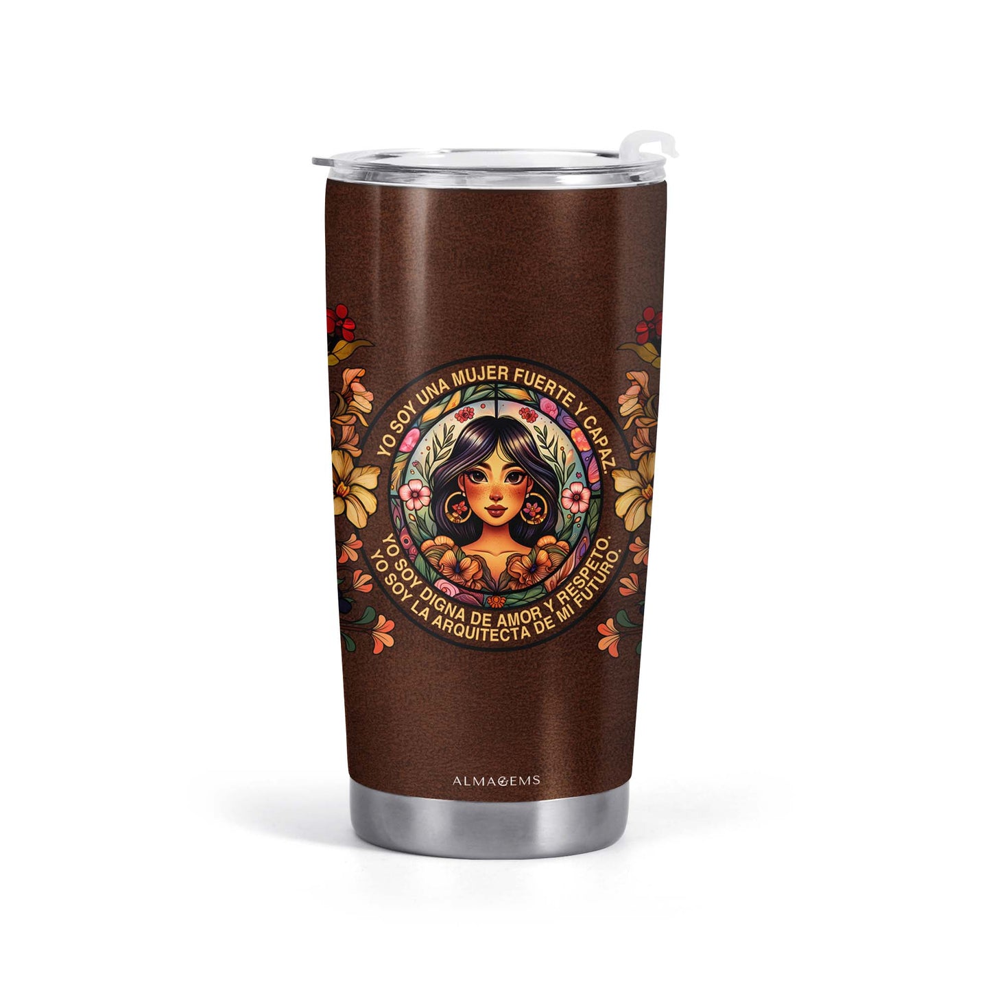 Yo Soy - Gobelet personnalisé en acier inoxydable 20 oz 30 oz - HG08TB