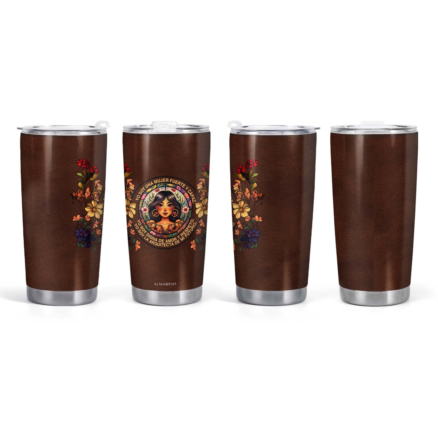 Yo Soy - Gobelet personnalisé en acier inoxydable 20 oz 30 oz - HG08TB