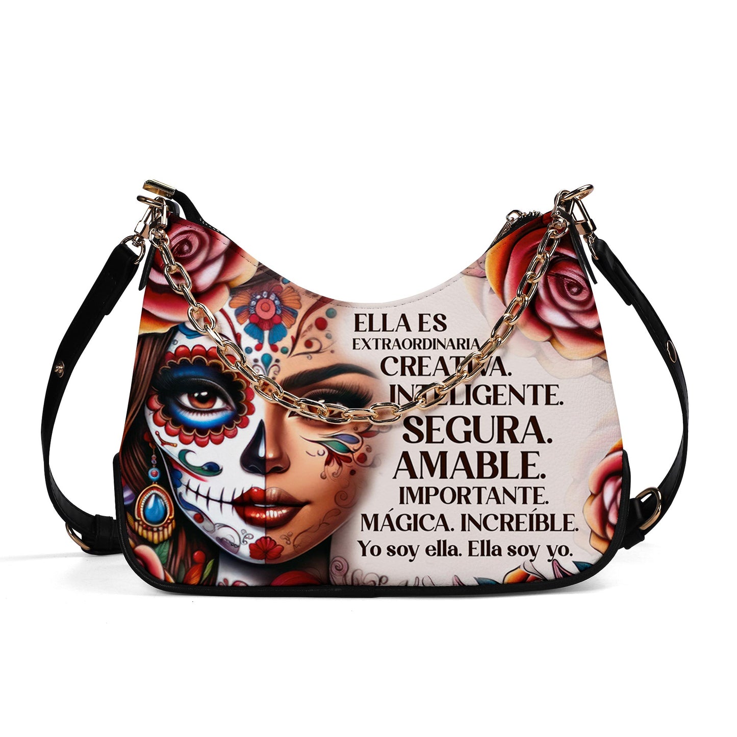 Ella Es - Sac à main bandoulière personnalisé avec chaîne - HG25CH