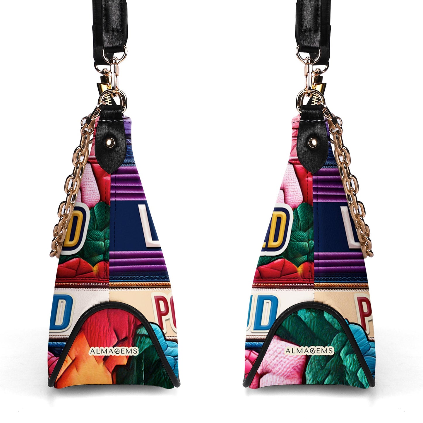 Sac à main bandoulière personnalisé avec chaîne - HG29CH
