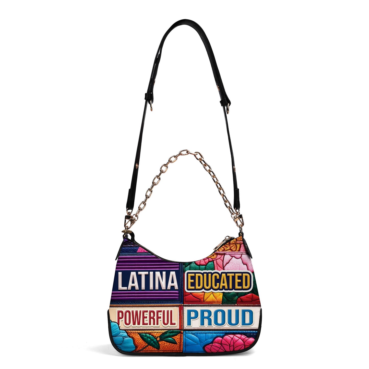 Sac à main bandoulière personnalisé avec chaîne - HG29CH