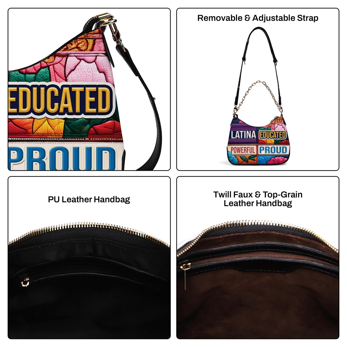 Sac à main bandoulière personnalisé avec chaîne - HG29CH