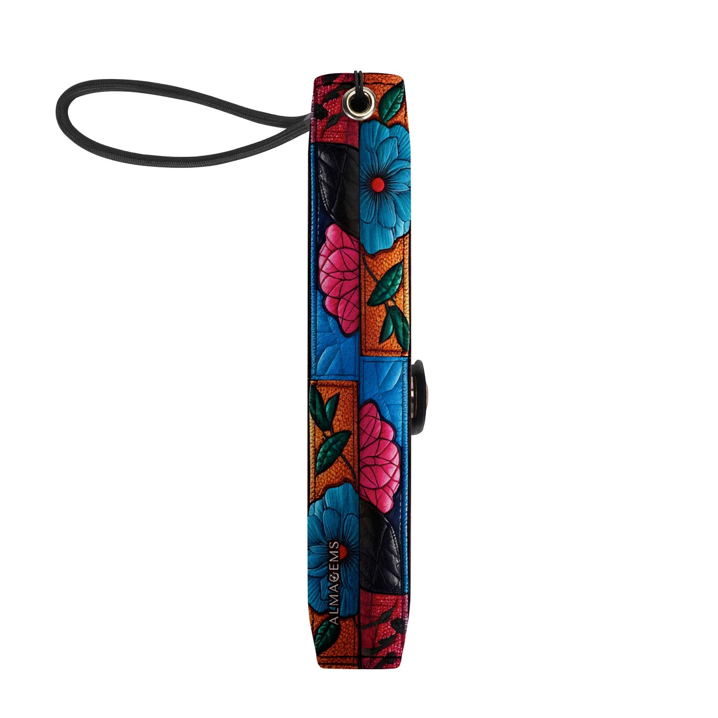 Cartera de cuero personalizada para teléfono, educada, poderosa y orgullosa - HG29PW