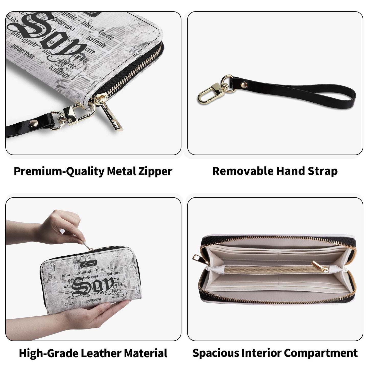 Soy - Cartera de piel para mujer - HG35WL