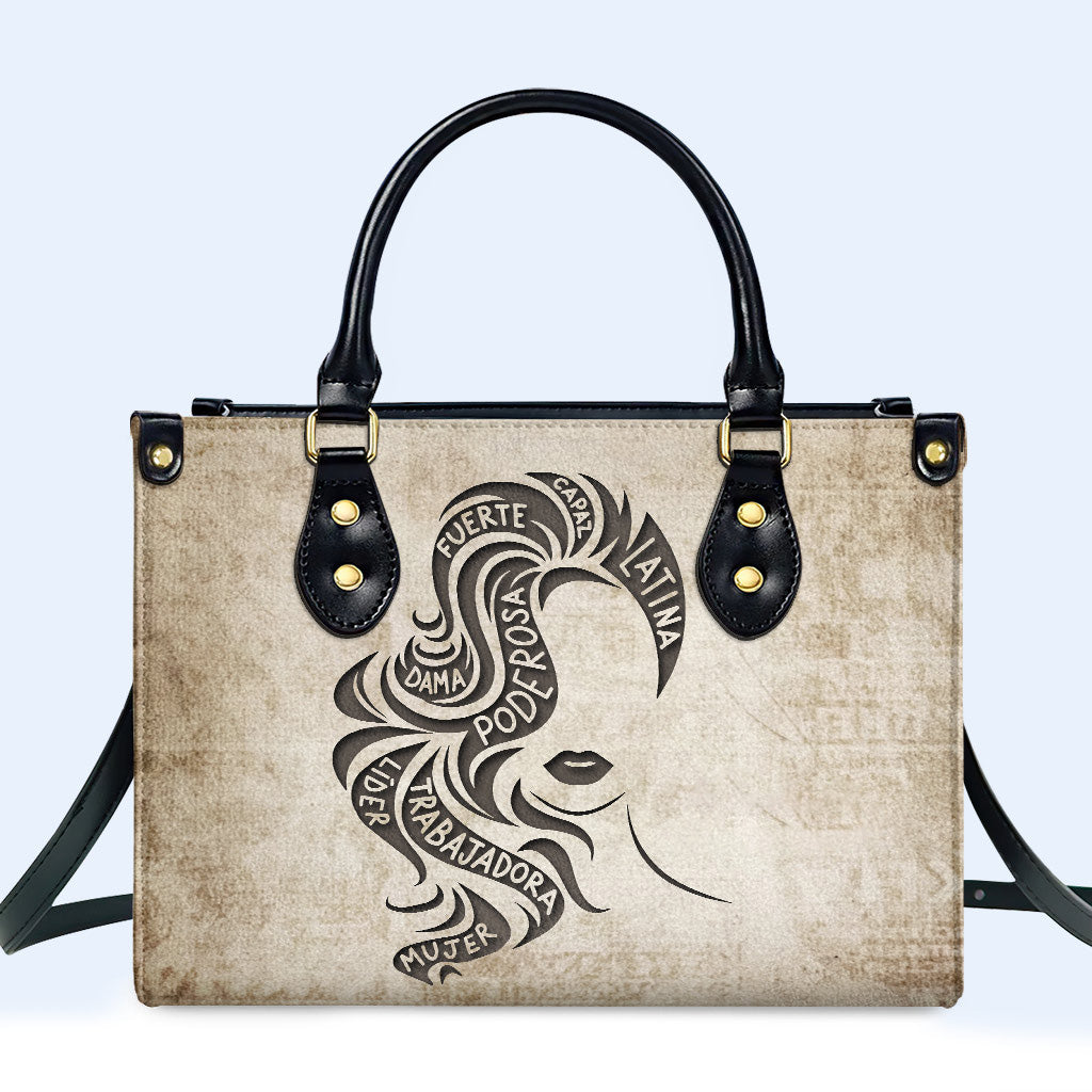 Bolso de mano de piel personalizado para chica latina - HG36