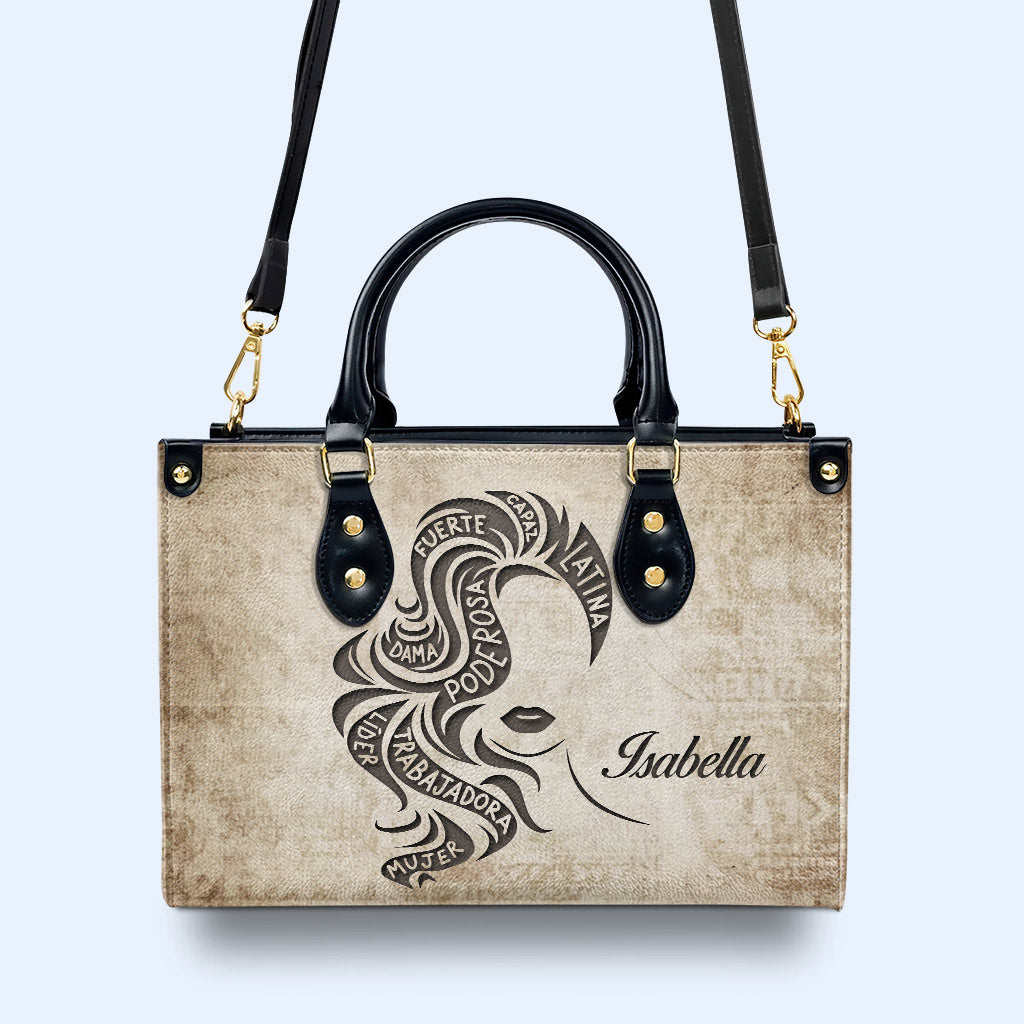 Bolso de mano de piel personalizado para chica latina - HG36