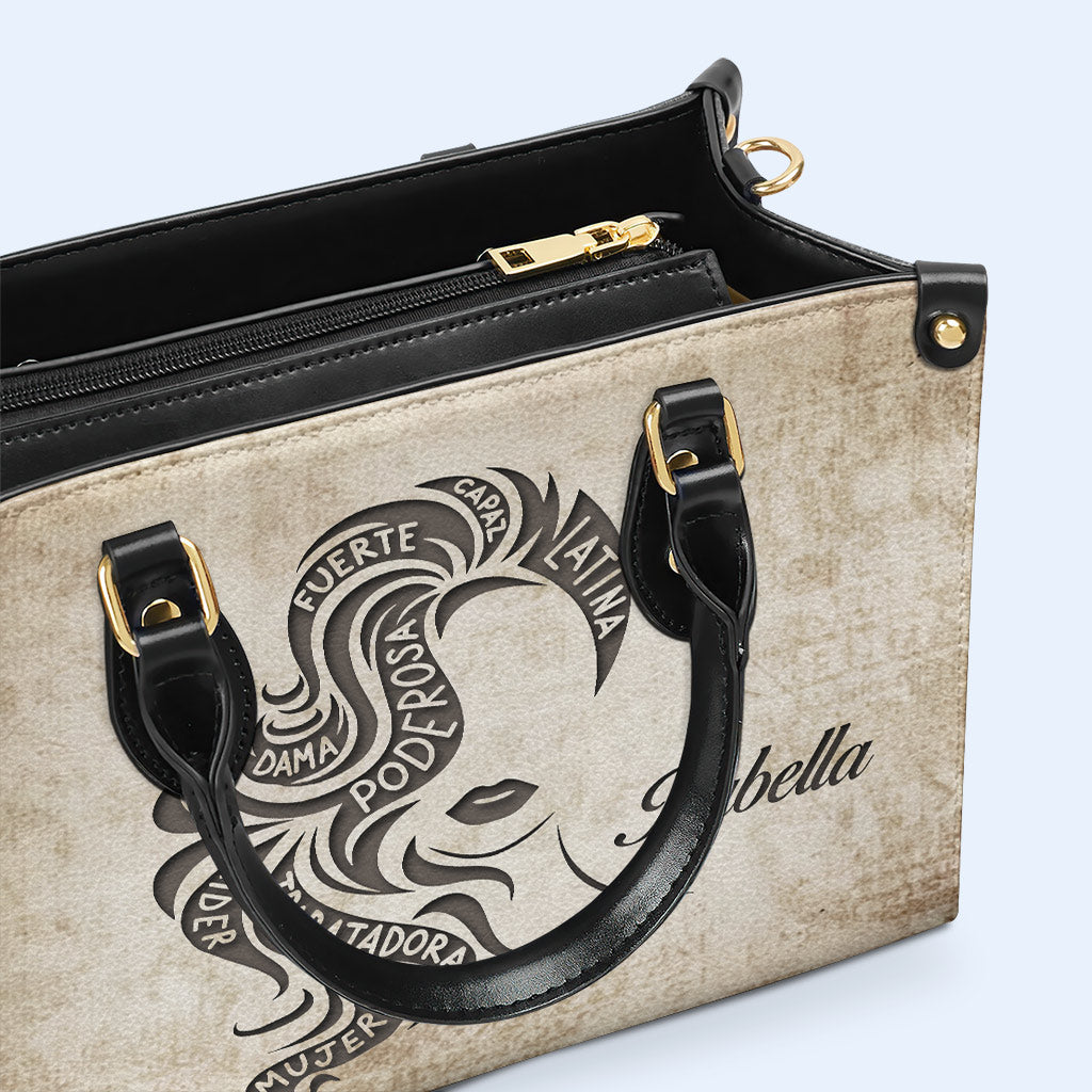 Bolso de mano de piel personalizado para chica latina - HG36
