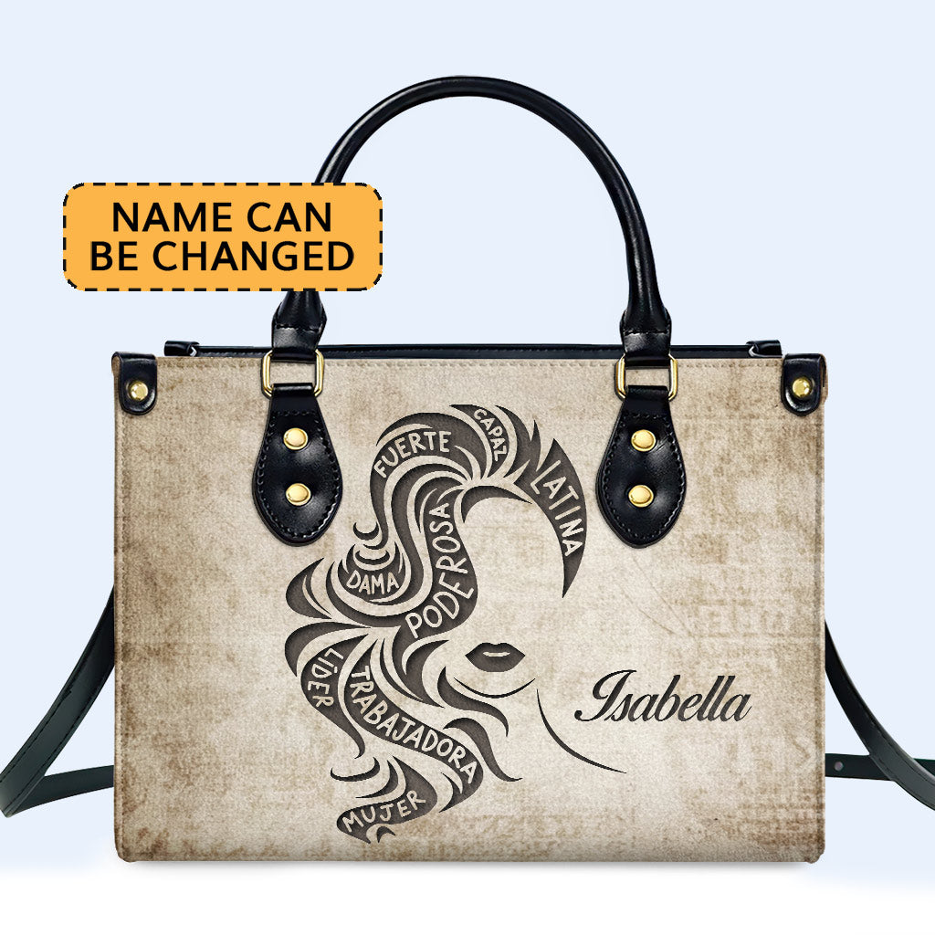 Bolso de mano de piel personalizado para chica latina - HG36