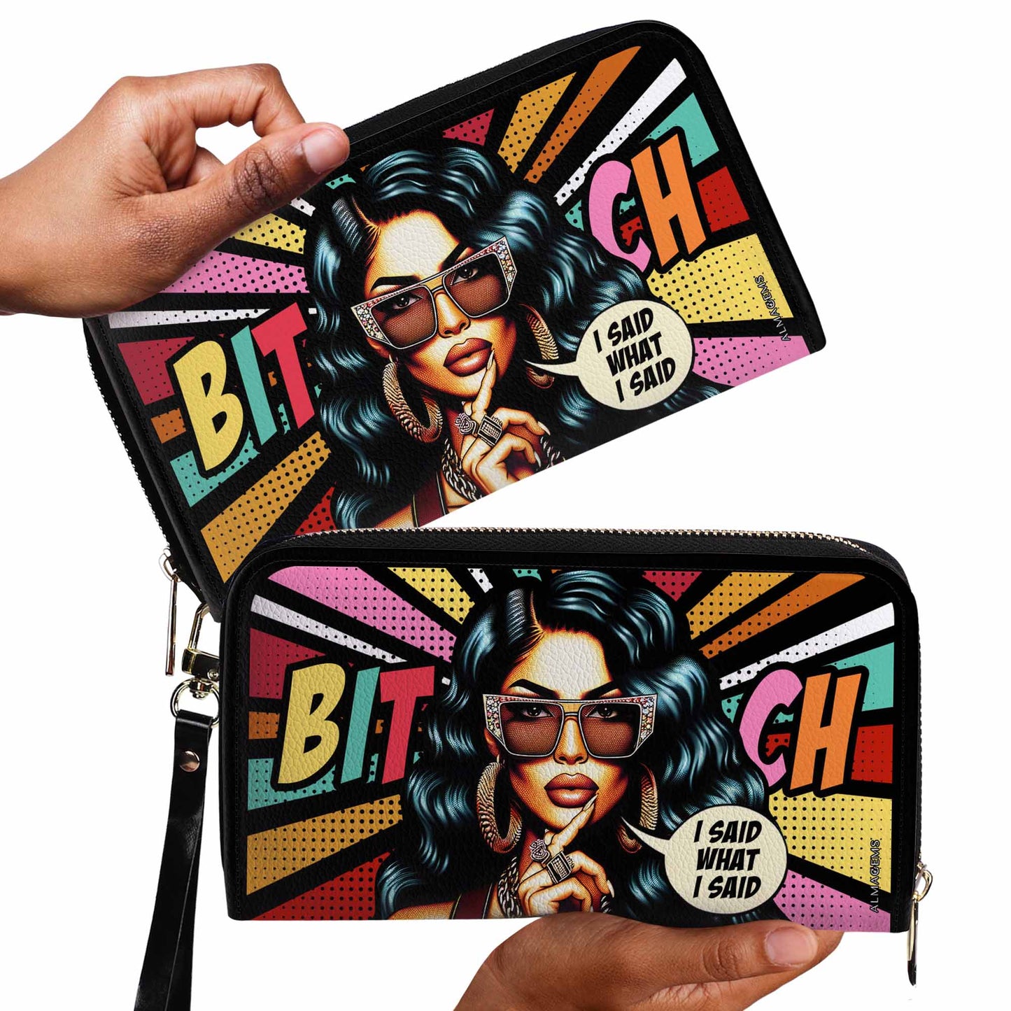 Dije lo que dije - Cartera de piel para mujer - HG39WL