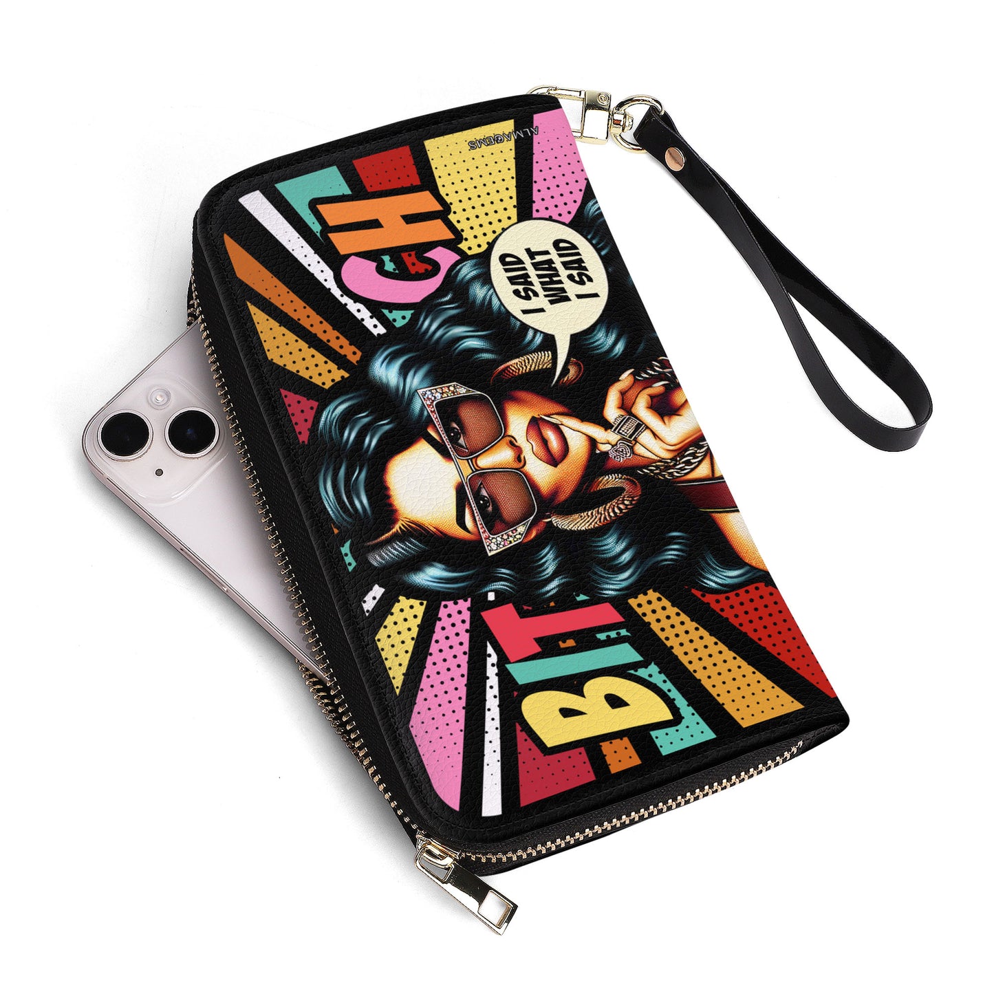 Dije lo que dije - Cartera de piel para mujer - HG39WL
