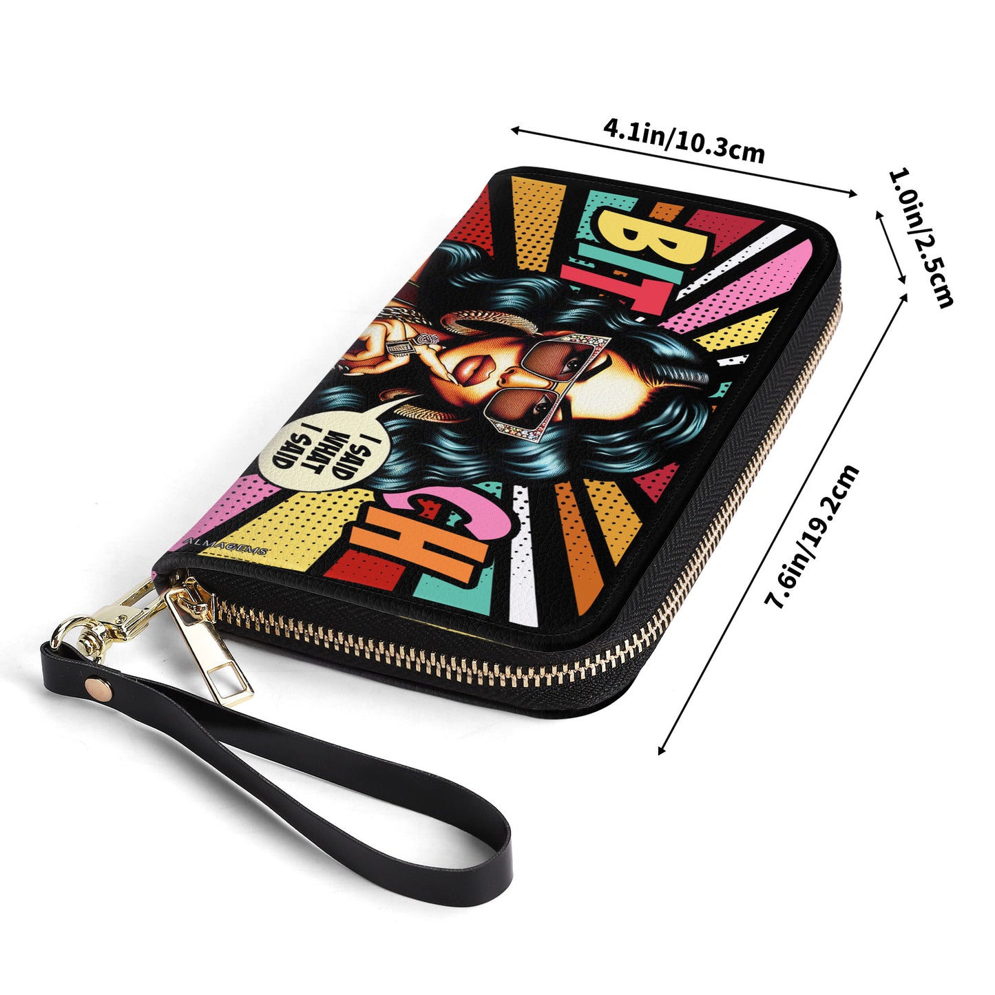 Dije lo que dije - Cartera de piel para mujer - HG39WL