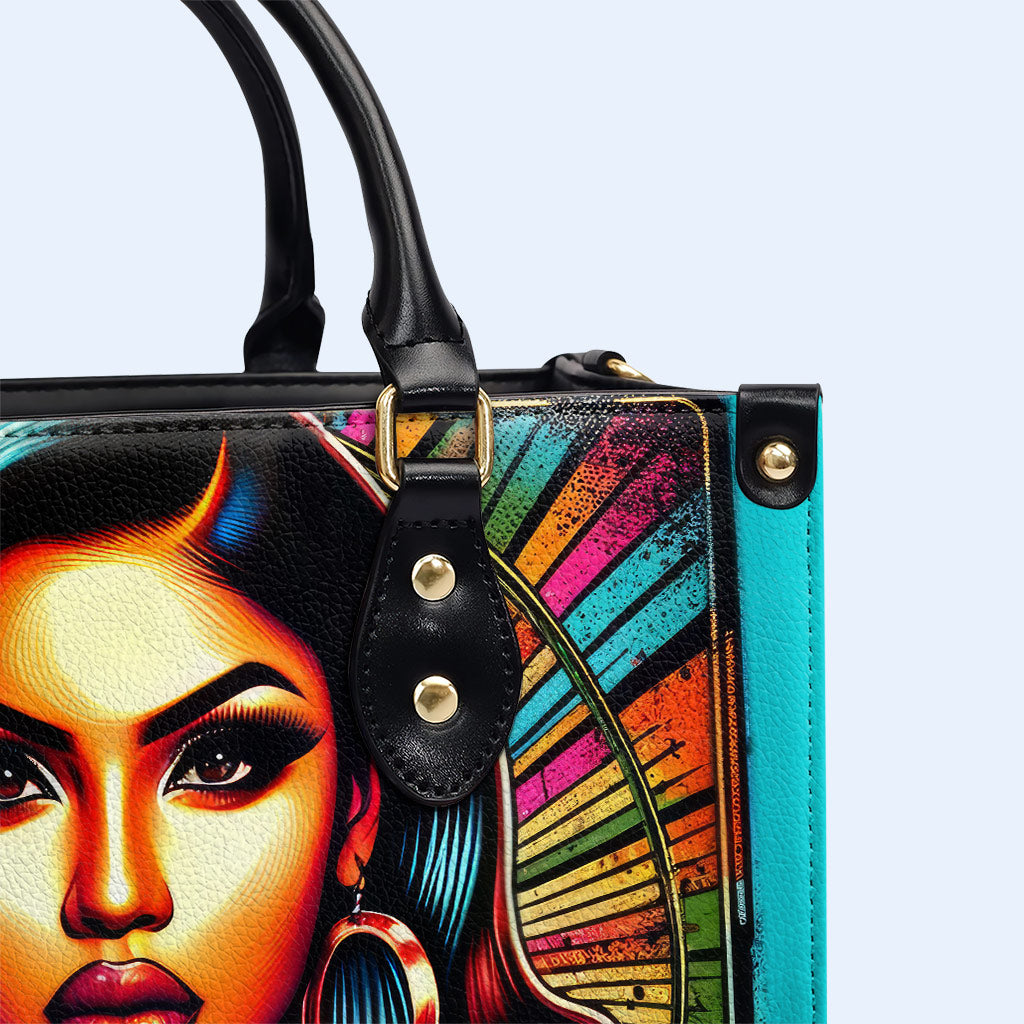 J'ai dit ce que j'ai dit - Sac à main en cuir personnalisé - HG40